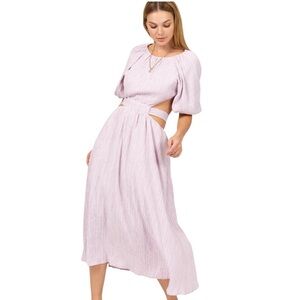 HYFVE Cut-Out Midi Dress Size Medium